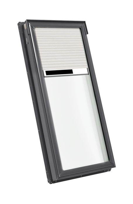 Velux  FCM- Fixed Skylight   - (Flat Roof)With Solar Shades