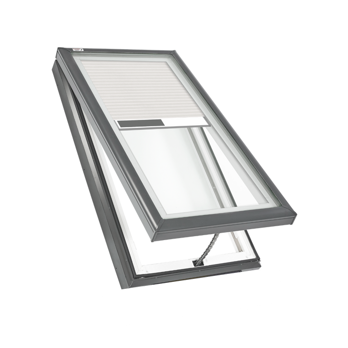 Velux- VCM- Manual "Fresh Air" Skylight  - (Flat Roof) With Solar Shades
